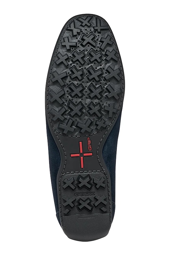 Geox mokasyny zamszowe U KOSMOPOLIS + GRIP U35CFA00022C4692