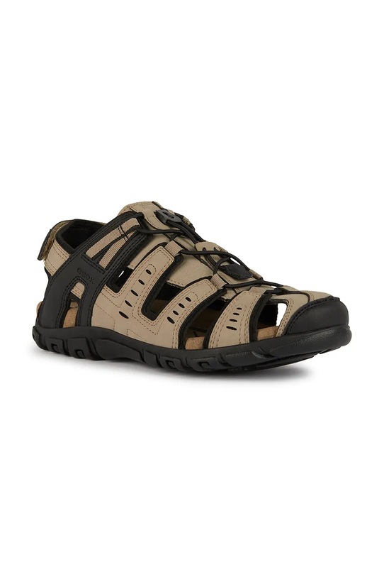 Geox sandały UOMO SANDAL STRADA U4524C000EKC6738 beżowy SS26