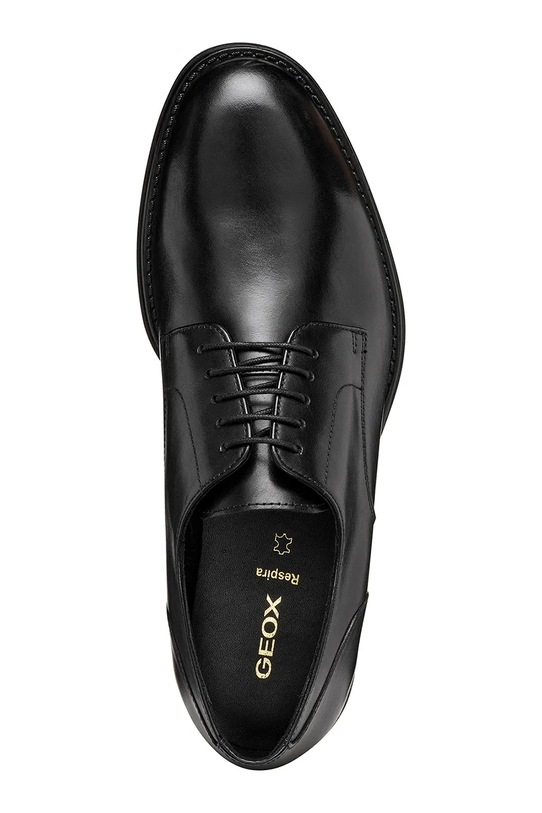 Geox półbuty skórzane U BARBERIGO U56MBC00043C9997 czarny