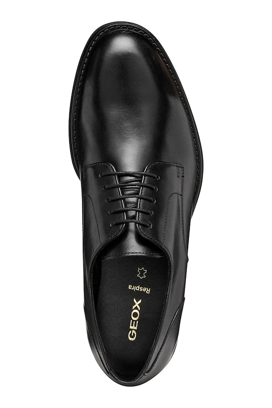 Geox półbuty skórzane U BARBERIGO U56MBC00043C9997 czarny