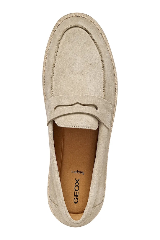 Geox mokasyny zamszowe U PANTELLERIA U65DWD00022C5004 beżowy