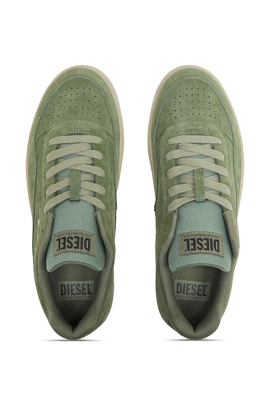 Diesel sneakersy zamszowe S-Tracker-D Low zielony Y03608.P7522.T7453