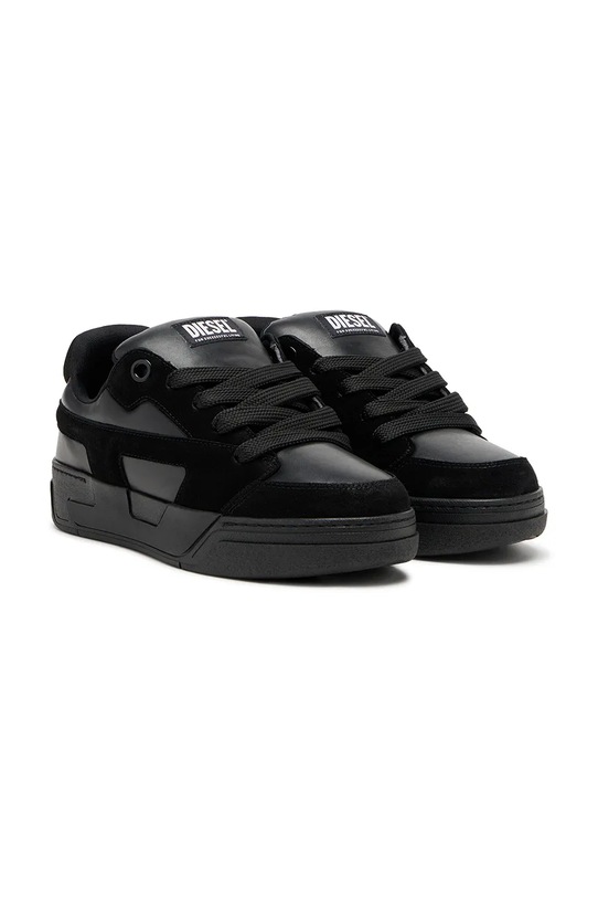 Diesel S-D-Ollie Low sneakersy męskie skórzane Y03796.P7476.T8013 czarny SS26