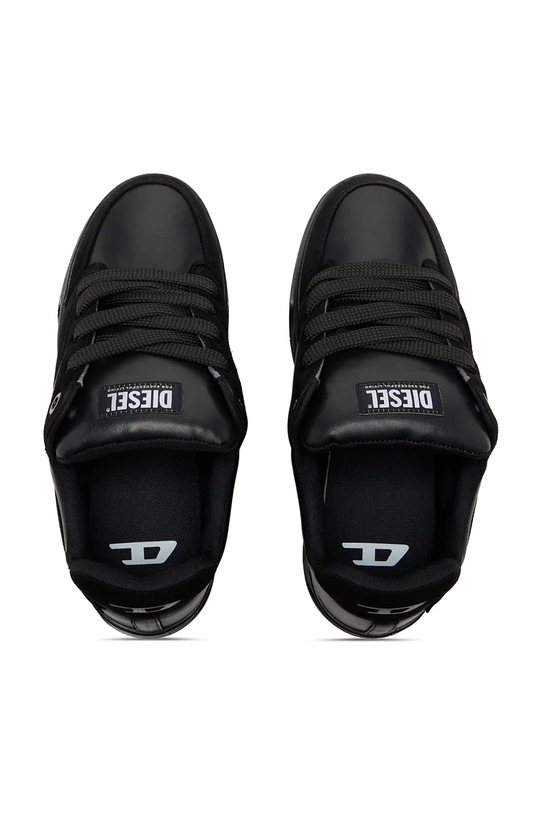 Diesel S-D-Ollie Low sneakersy męskie skórzane czarny Y03796.P7476.T8013