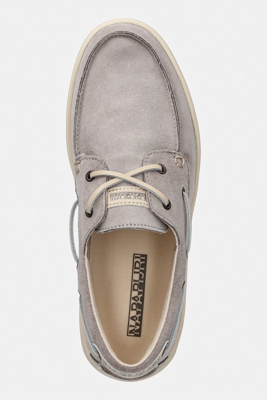 Napapijri mokasyny męskie zamszowe BARK szary NP0A8BNX.NE1