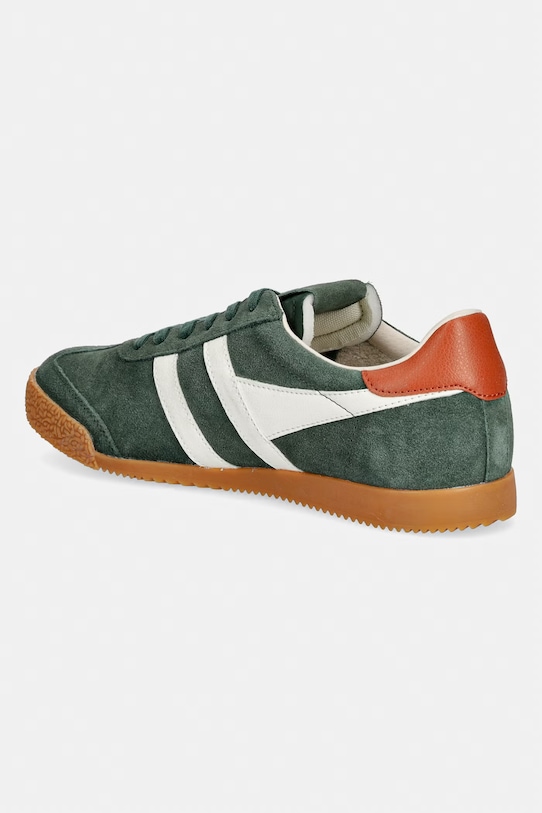 Obuwie Gola ELAN sneakersy męskie zamszowe CMB538NI zielony