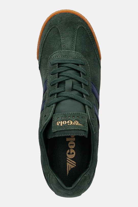Semišové tenisky Gola HARRIER zelená CMA192ND