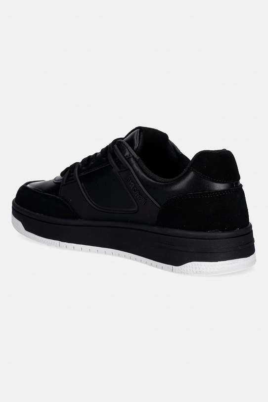 Obuwie Just Cavalli sneakersy męskie skórzane 80QA3SM2ZPC24899 czarny