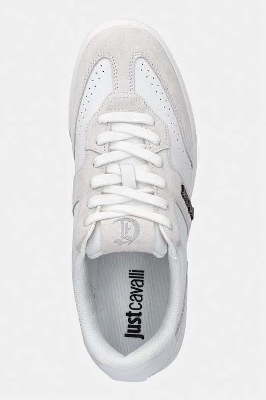 Just Cavalli sneakersy męskie skórzane biały 80QA3SB2ZPC12003
