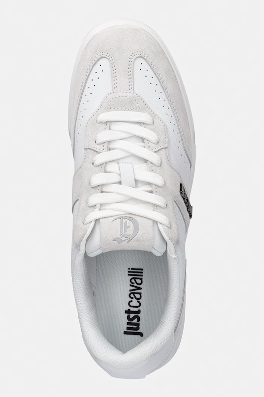 Just Cavalli sneakersy męskie skórzane biały 80QA3SB2ZPC12003