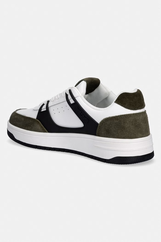Obuwie Just Cavalli sneakersy męskie skórzane 80QA3SM2ZPC24OL7 biały