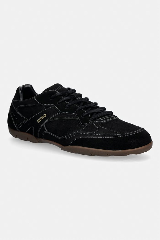 HUGO Keeston sneakers boty pánské semišové černá 50563547.002