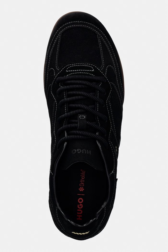 HUGO Keeston sneakers boty pánské semišové černá 50563547.002