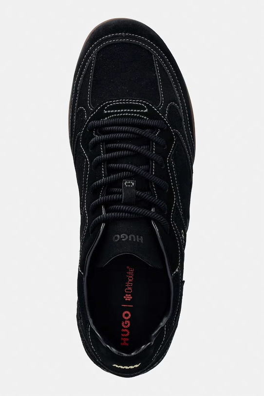 HUGO Keeston tenisky pánske semišové čierna 50563547.002
