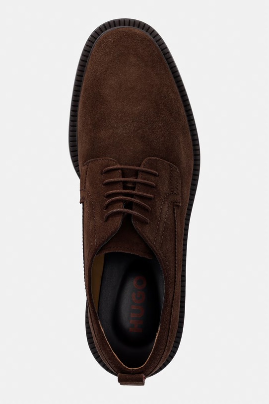 HUGO półbuty zamszowe Lysander brązowy 50563372.247