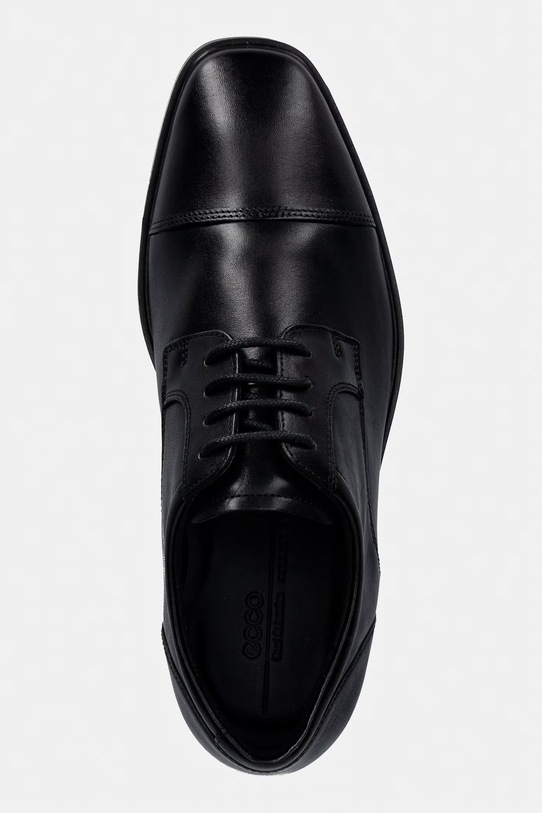 Ecco čevlji moški usnjeni Metropole Milan črna 523364.01001