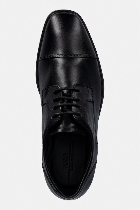 Ecco čevlji moški usnjeni Metropole Milan črna 523364.01001