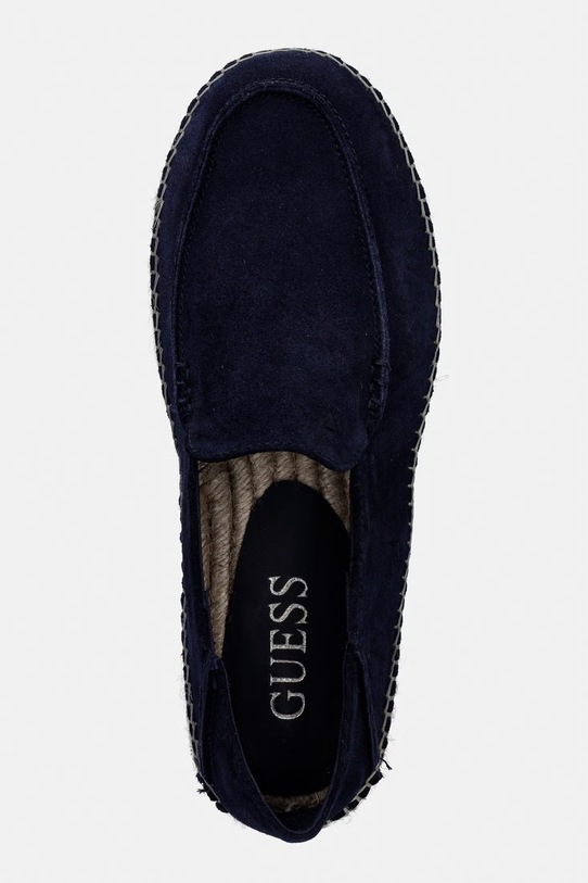 Guess mocasini pentru bărbați, din piele întoarsă LOPADE bleumarin FMJLOP.SUE14.BLUE