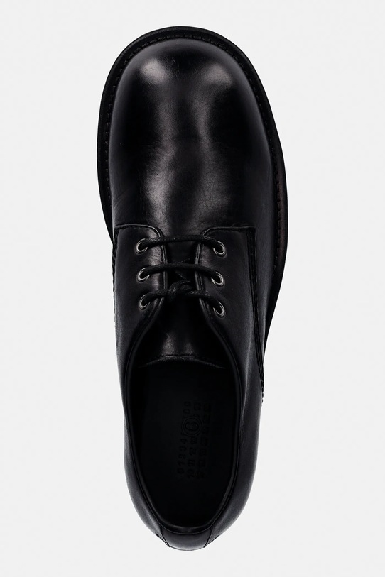 MM6 Maison Margiela półbuty skórzane czarny SH1WQ0007.P7431.T8013
