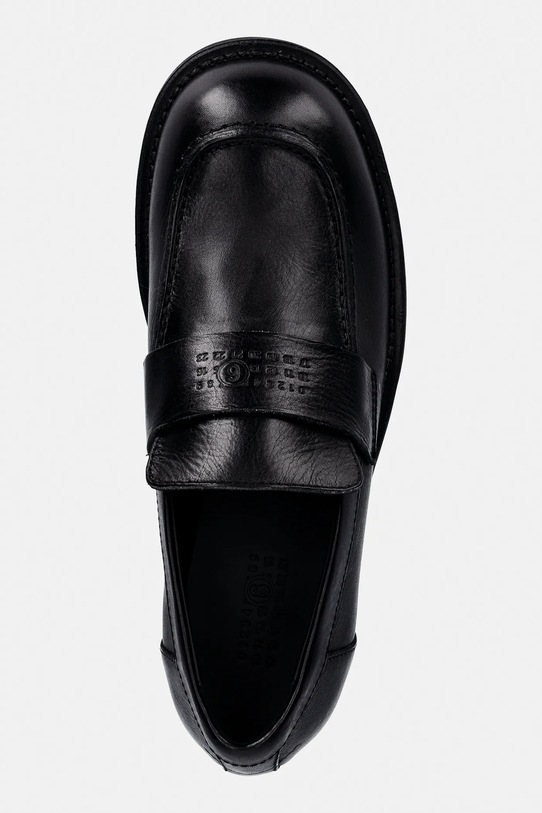MM6 Maison Margiela mokasyny skórzane czarny SH1WR0006.P7431.T8013