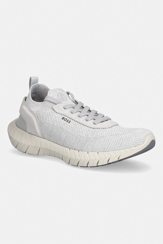 Маратонки BOSS BOSS-MOTION велур сив 50563857.120