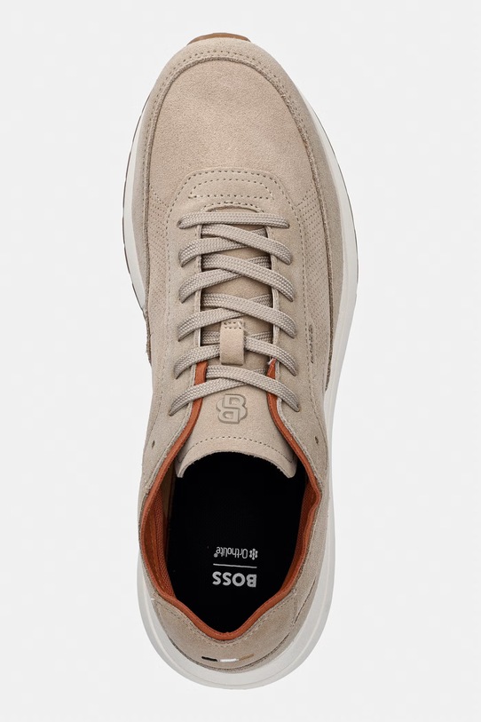 Велурени маратонки BOSS Vinston кафяв 50563960.269