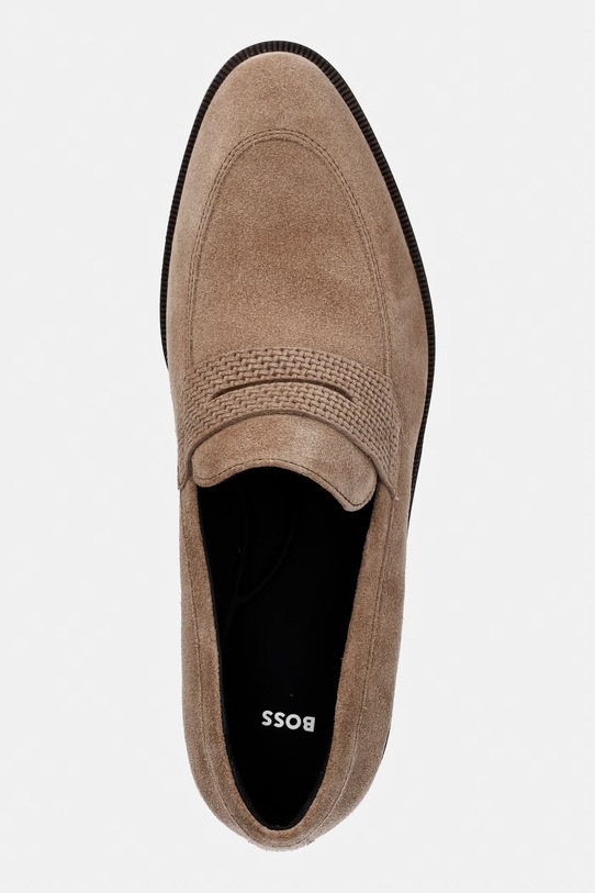 BOSS мокасины для мужчин из замши Tayil бежевый 50563124.260