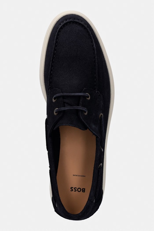 BOSS pánské polobotky semišové Sienne námořnická modř 50563130.402