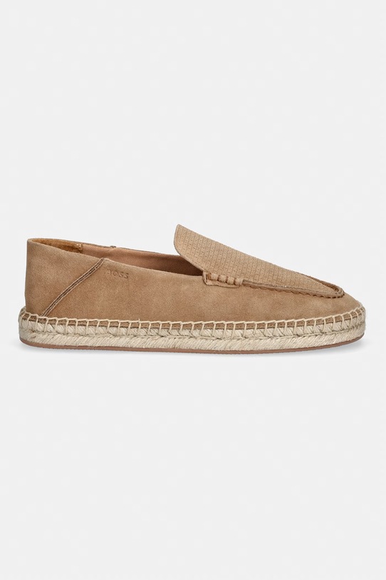 BOSS espadryle męskie zamszowe Madeira 50563149.260 beżowy SS26