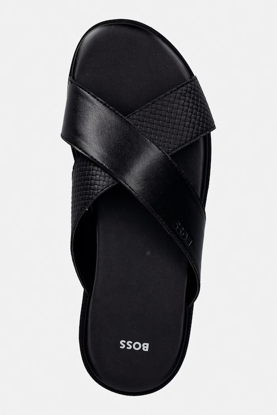 BOSS klapki męskie Darrel czarny 50563155.001