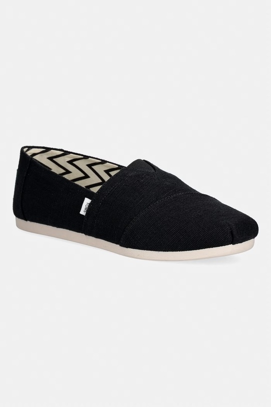 Toms espadryle damskie ALPARGATA CLASSIC czarny 10020792