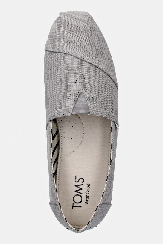Toms espadryle damskie ALPARGATA CLASSIC szary 10020786
