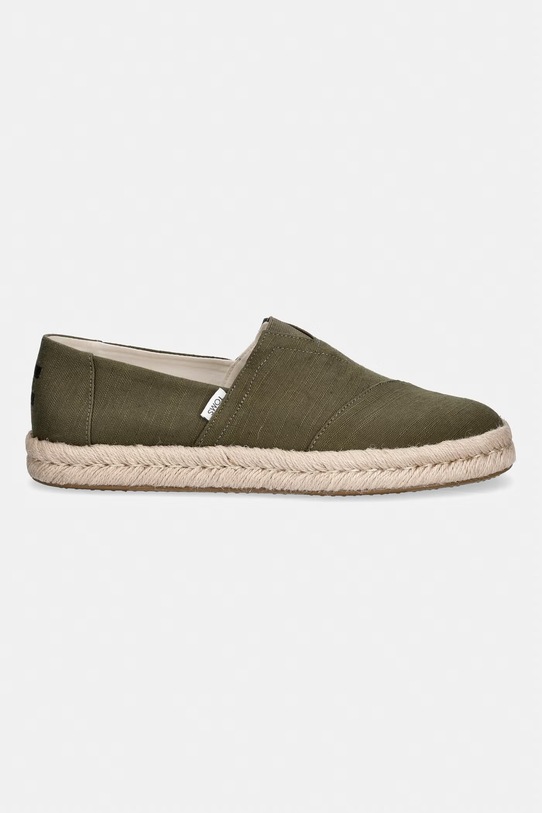 Toms espadryle męskie ALPARGATA ROPE 2.0 10019899 zielony SS26