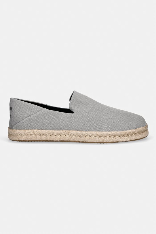 Toms espadryle męskie SANTIAGO 10019874 szary SS26