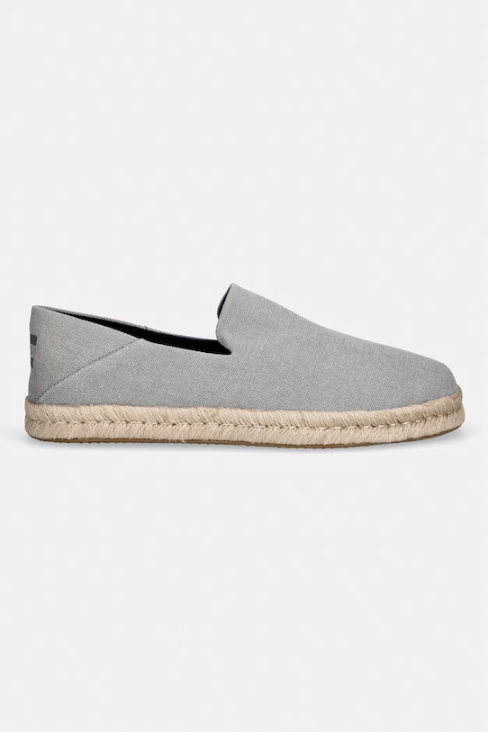 Toms espadrilky pánske SANTIAGO 10019874 sivá SS26