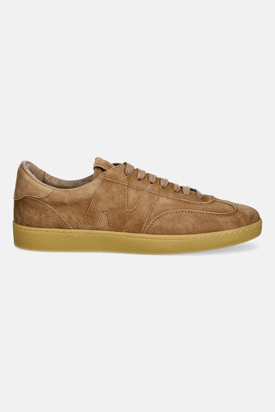 MSGM sneakersy zamszowe 4040MS021.997.23 brązowy SS26