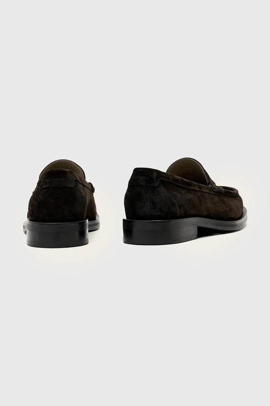 Παπούτσια Μοκασίνια σουέτ AllSaints Bloom Suede Loafer M022FC.DBR καφέ