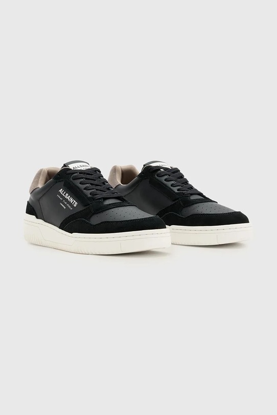 AllSaints sneakersy skórzane Regan Low Top M037FE czarny SS26