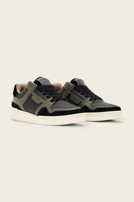 Δερμάτινα sneakers AllSaints Regan Plus Low Top M030FE μαύρο SS26