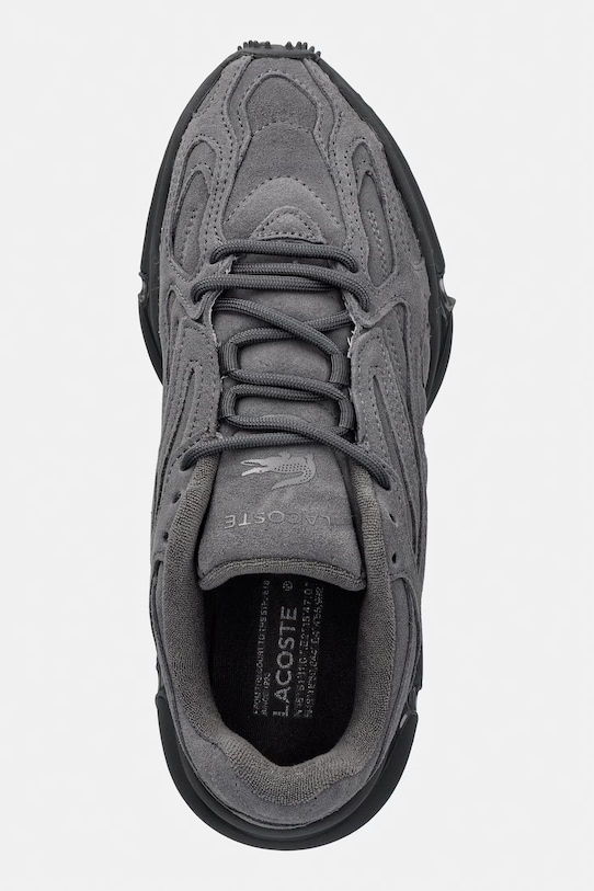 Велурени маратонки Lacoste L003 2K24 Sneakers сив 51SMA0030