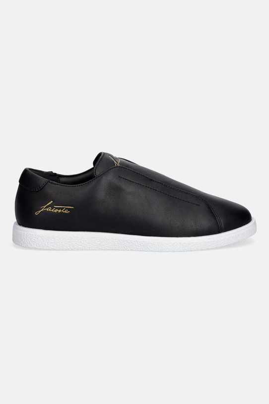 Lacoste Men Linecourt Slip-On sneakersy męskie skórzane 51SMA0096 czarny SS26