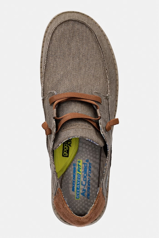 Skechers mokasyny męskie MELSON brązowy 210116