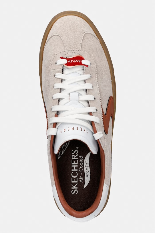 Skechers ARCH FIT LEGEND sneakersy męskie zamszowe beżowy 254001