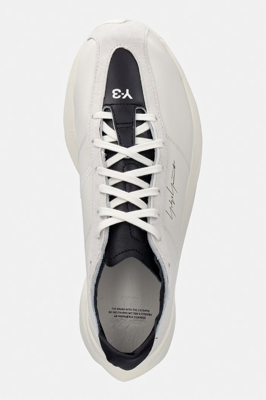 Y-3 sneakersy skórzane ADIOS PRO 3 LX beżowy KI0866