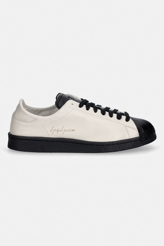 Y-3 sneakersy skórzane SUPERSTAR KI3475 beżowy SS26
