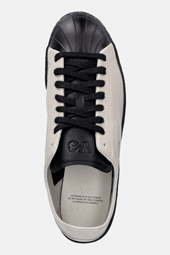 Y-3 sneakersy skórzane SUPERSTAR beżowy KI3475