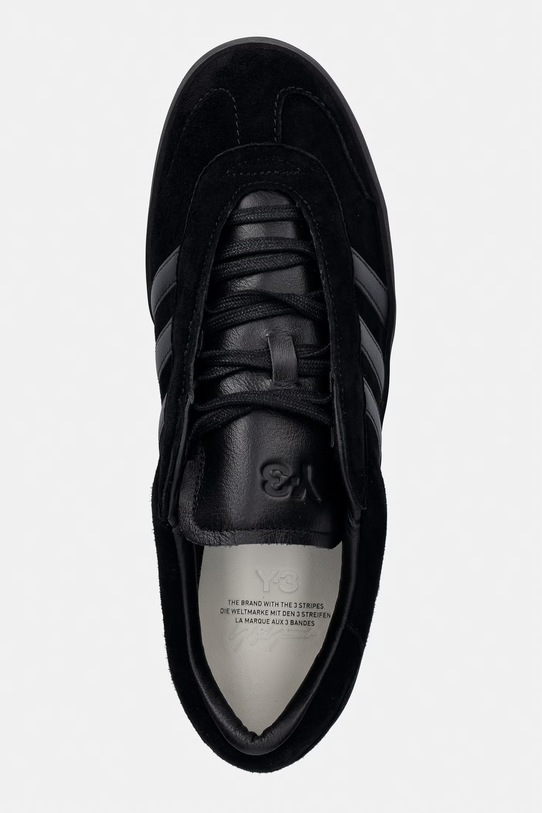 Y-3 GAZELLE sneakersy męskie zamszowe czarny KJ9190
