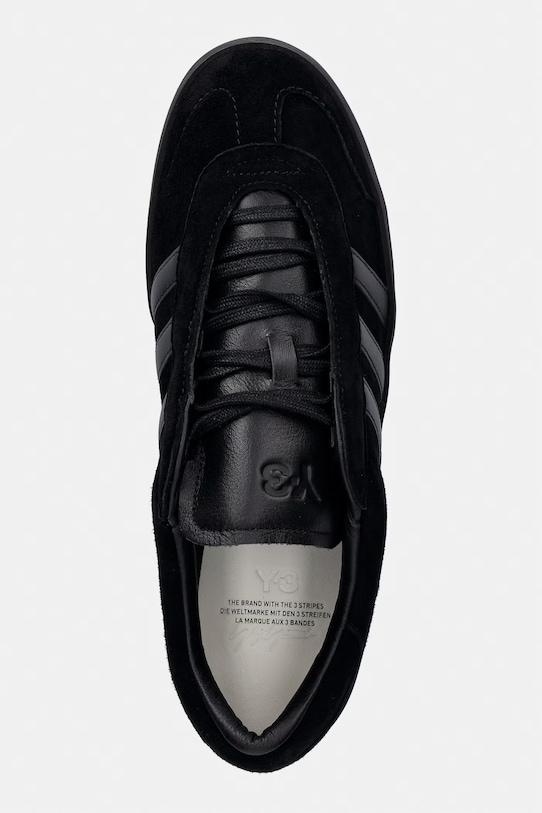 Y-3 GAZELLE sneakersy męskie zamszowe czarny KJ9190