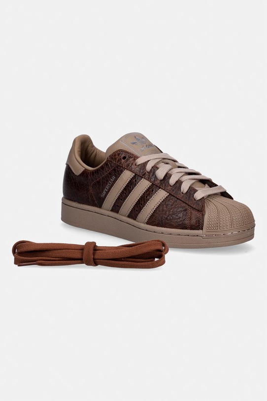 adidas Originals sneakersy SUPERSTAR II HQ2364 brązowy