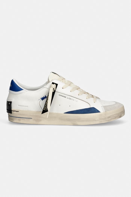 Crime London SK8 DELUXE sneakersy męskie skórzane 19107PP8.14 beżowy SS26